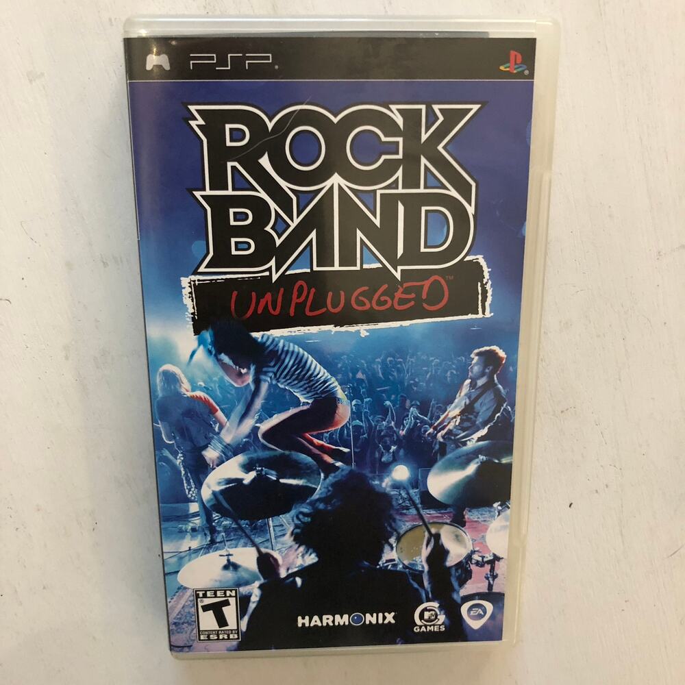 Rock Bank Unplugged (Sony PSP PlayStation Portable) Tested And Working